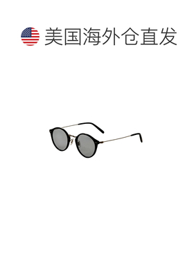 自营Oliver Peoples Men's 46 mm Black Sunglasses - black and