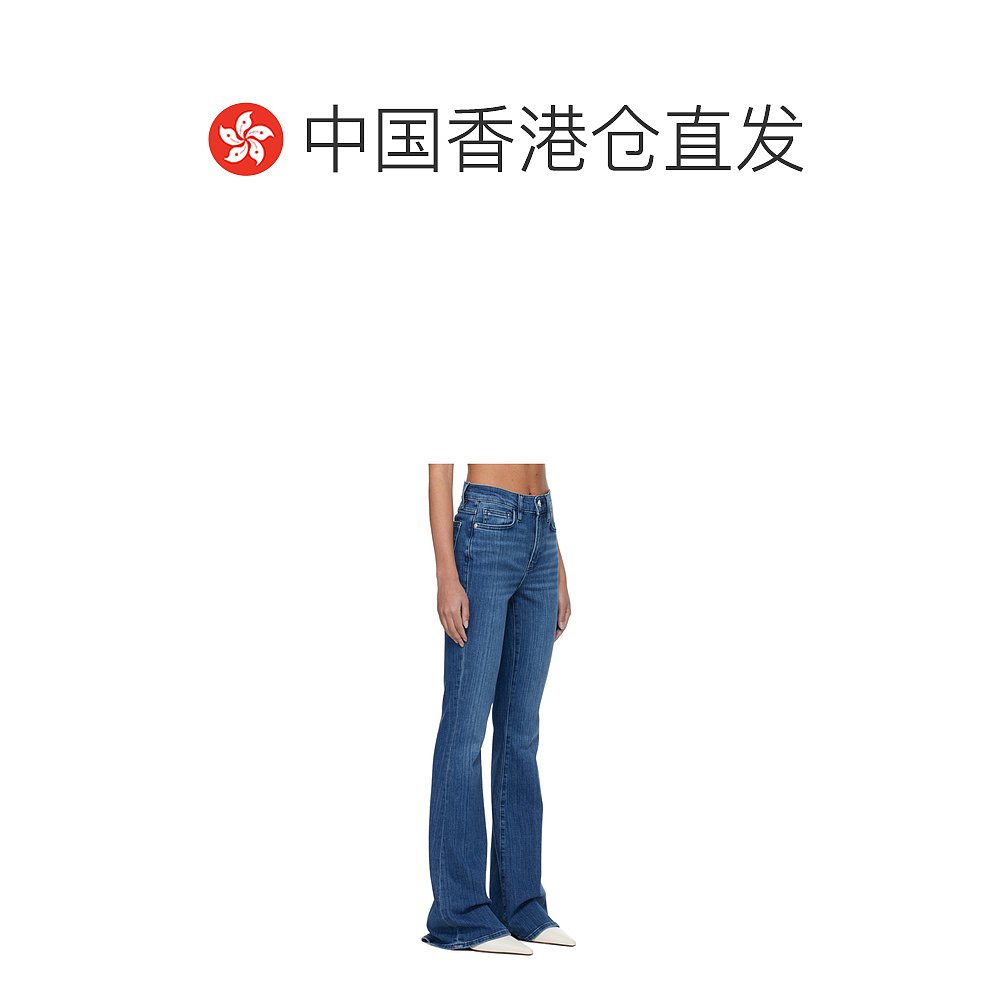 香港直邮潮奢 Frame Denim 女士 Le High徽标牛仔裤 LHF793Te - 图1