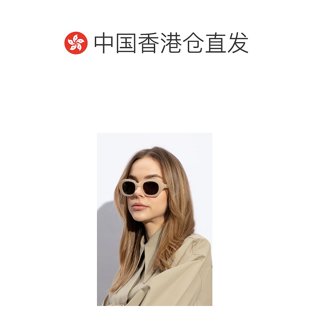 香港直邮潮奢 Mykita 女士 全边框太阳镜 SATINC188BLONDESHINYSI - 图1