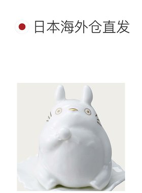 日潮跑腿Noritake则武 龙猫系列摆件 坐在叶子上 M061K169