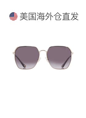 自营Coach Gradient Grey Geometric Sunglasses HC7165D 90053C