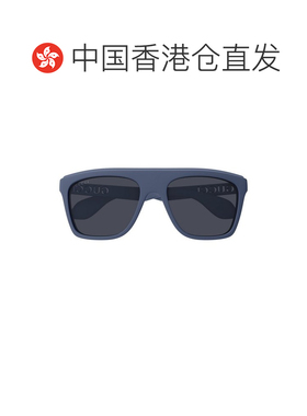 香港直邮GUCCI 男士太阳镜 GG1570S008 SS2026 蓝色 矩形太阳镜
