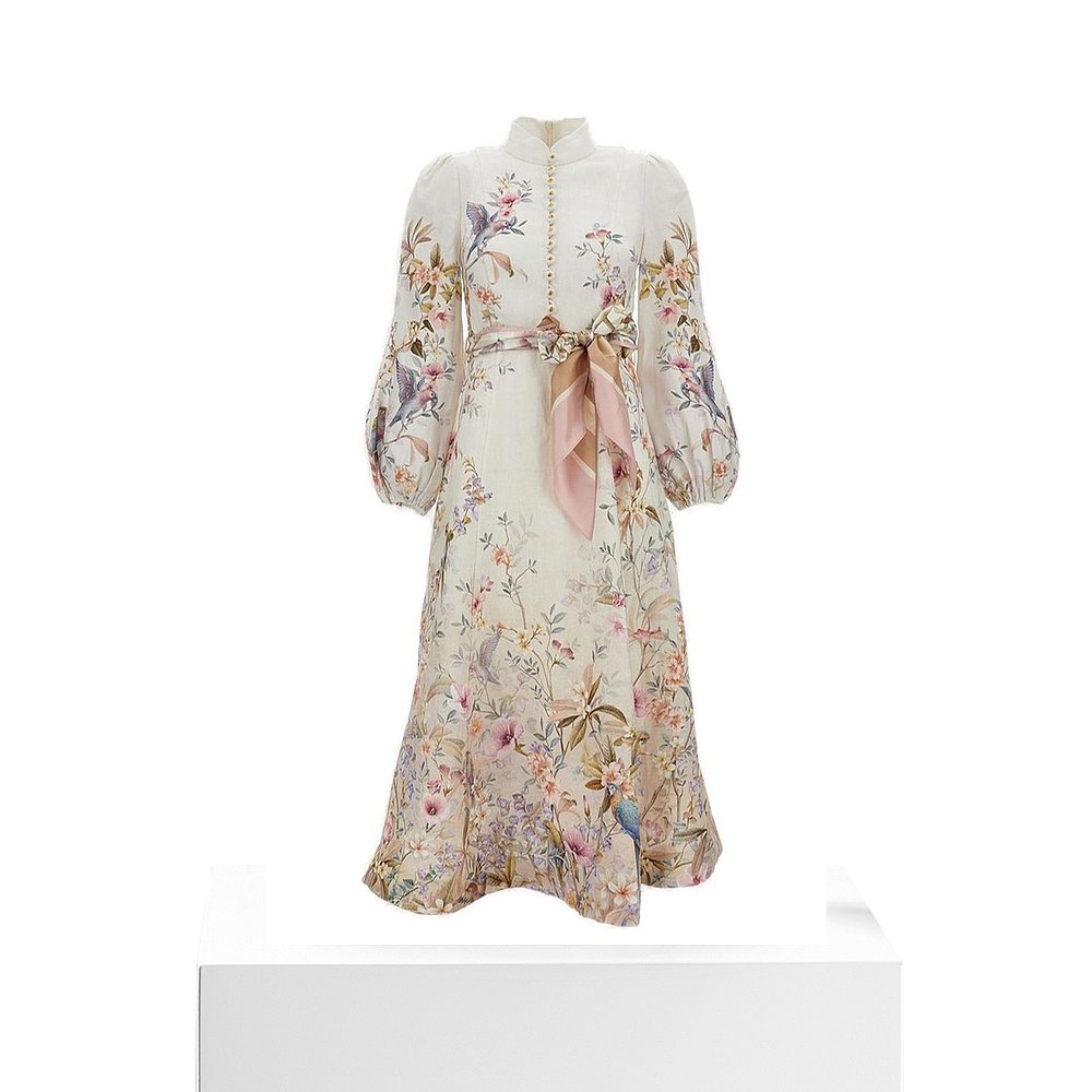 ZIMMERMANN 女士 Rebellion 羈扣中長洋裝 9143DC261C - 图3