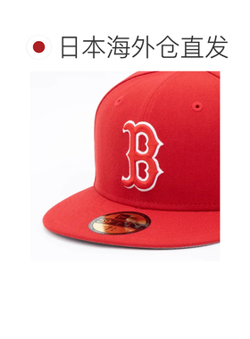 日本直邮NEW ERA 59FIFTY 棒球帽 5950 MLB 帽子 红色