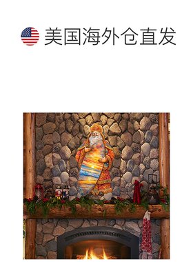 自营 圣诞老人的热带冲浪之旅节日门饰，由 G. Debrekht 设计 -