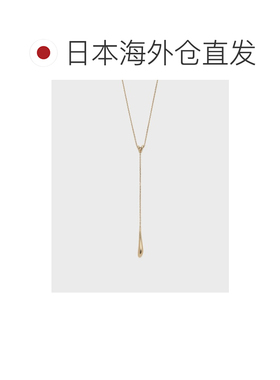 日本直邮agete 阿卡朵 女士 Y字细长滴坠项链 10263116248