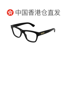 香港直邮GUCCI 男士眼镜 GG1795O001 CO 黑色 几何框平光镜古驰