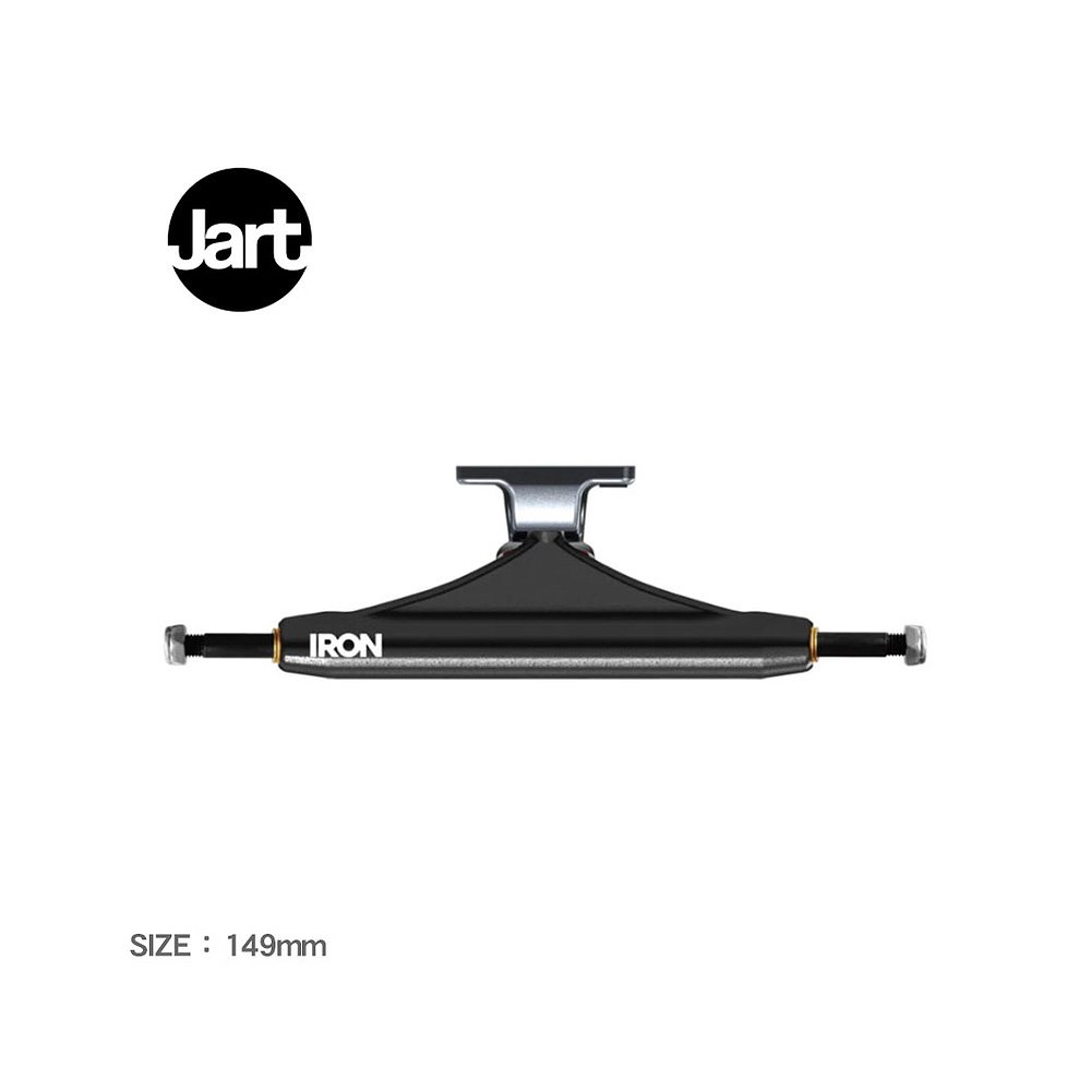 日本直邮JART SKATEBOARDS IRON 149mm HIGH BLACK TRUCK男女款-图0