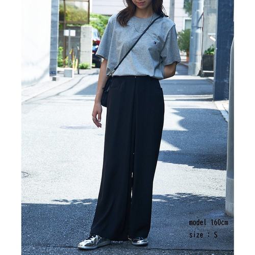 日本直邮TOMMY HILFIGER 纯色圆领宽松版型纯棉半袖T恤 [TO3203EU - 图2