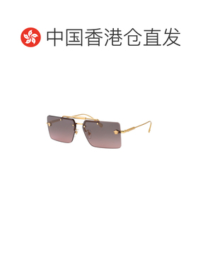 香港直邮VERSACE 女士太阳镜 0VE2245100258 AW2025 金色 Sunglas