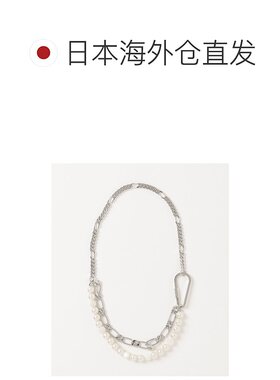 1h可退 日本直邮LEGENDA 男女同款 玫瑰珍珠链条短款项链 东京街