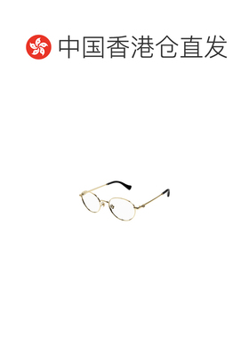 1h可退 香港直邮GUCCI 女士眼镜 GG1608OK003 CO 黑色 圆框平光镜