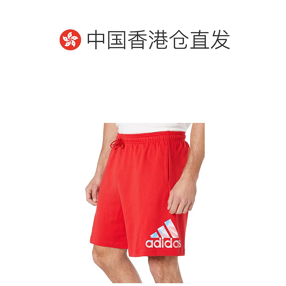 香港直邮潮奢 adidas 阿迪达斯 男士Americana 长筒短裤 - 图1