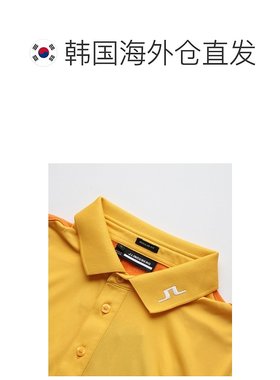 韩国直邮J．Lindeberg金林德伯格T恤polo衫黄色GMJT07620-I040