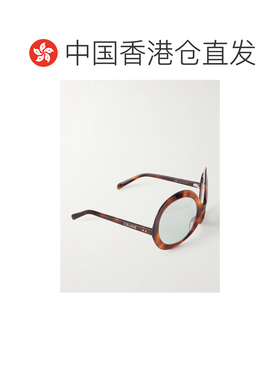 香港直邮Celine 思琳 女士 圆框龟甲色醋纤太阳眼镜 CL40345I