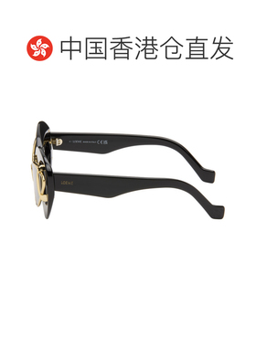 香港直邮LOEWE 罗意威 女士 黑色 Double Frame 太阳镜 LW40119I6