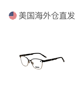 自营DKNY Women's 52 mm Green Opticals - teal silver 美国奥莱