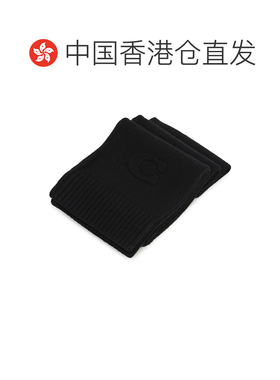 香港直邮COACH 男士围巾 CCL86BLK AW2025 黑色 【付后1h可退】