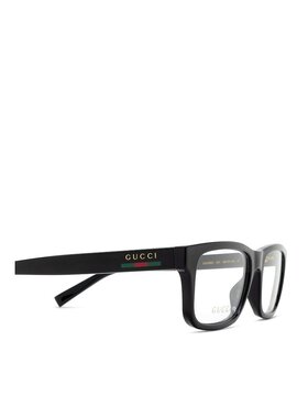 GUCCI 男士眼镜 GG1858O001 SS2025 黑色 全框平光镜