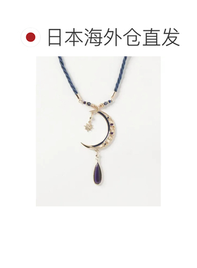1h可退 日本直邮CAYHANE  女士太阳与新月主题项链 手工制作 独特