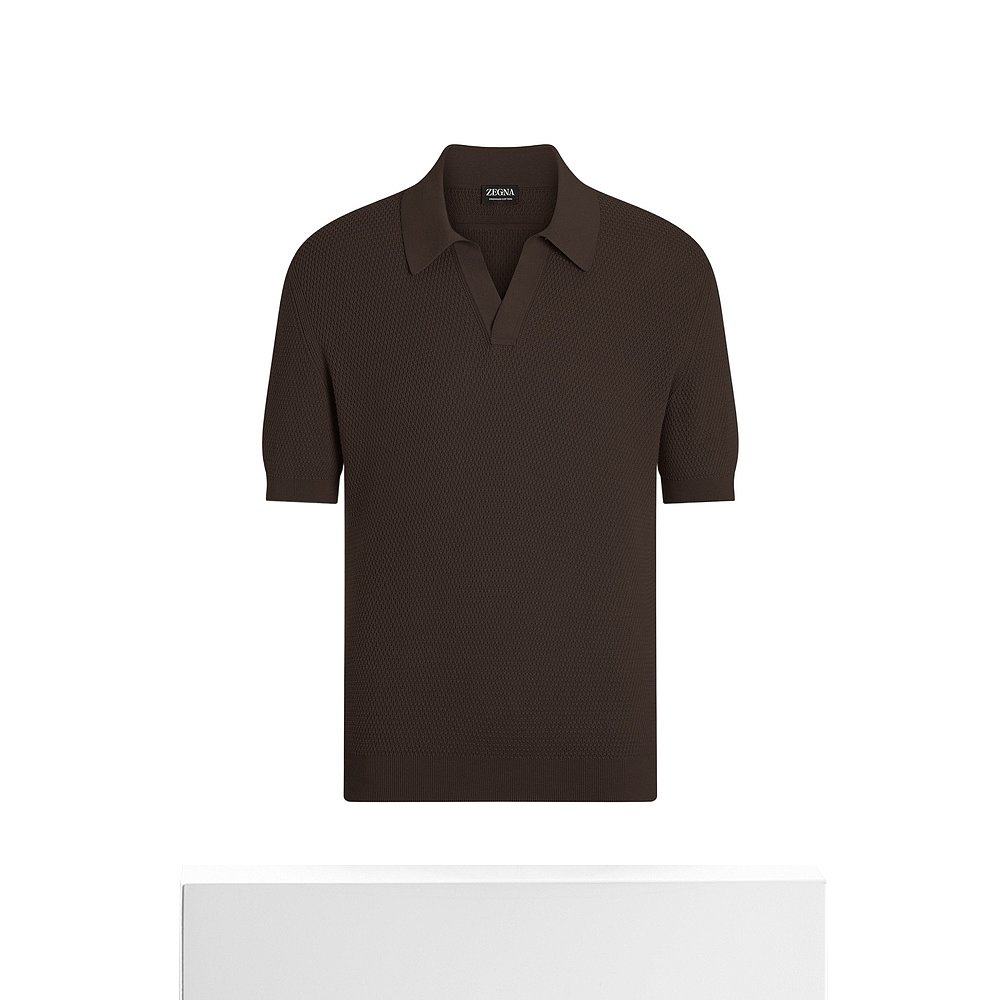 香港直邮Zegna 短袖Polo衫 UFC25A9C31杰尼亚 - 图3