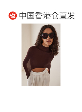 香港直邮alaia 女士 蝴蝶框醋纤太阳眼镜 brown棕色 舒适时尚
