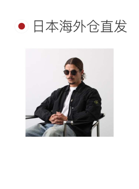 日本直邮SAINT LAURENT 太阳镜 SL 250 圆形金属镜框 001 黑色 黑