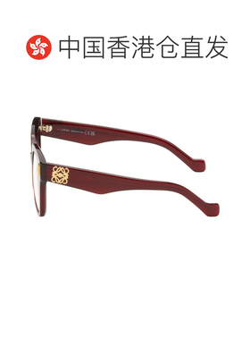 香港直邮LOEWE 罗意威 男士 红色 Anagram 眼镜 LW50069I51066192