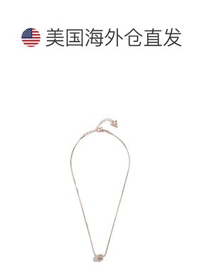 自营 guess闪光桶形项链 银白色 美国奥莱直发