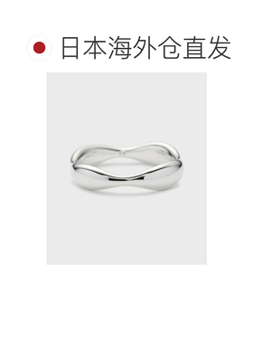 日本直邮NOJESS 女士水波纹银质戒指 30251111013