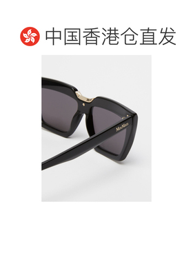 1h可退 香港直邮MAX MARA 女士太阳镜 2524806056001 SS2025 黑色