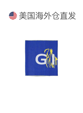 自营Givenchy Silk Men's Scarf - blue 美国奥莱直发