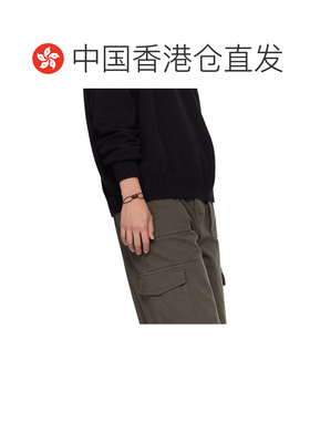 1h可退 香港直邮潮奢 off-white 男士 黑色 Arrow 手环 OMOA10AC9