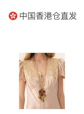 1h可退 香港直邮CHLOÉ 女士项链 CH25WJN16PST601 AW2025 金色 吊