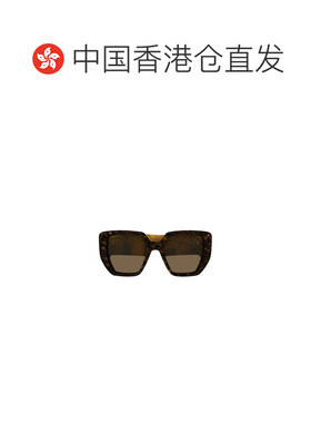 香港直邮GUCCI 女士眼镜 GG0956S012 SS2026 棕色 几何框太阳镜
