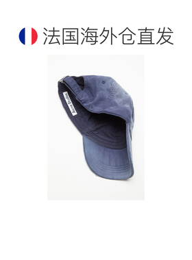 欧洲直邮自营Acne Studios 男士海军蓝棉质喷雾效果标志棒球帽