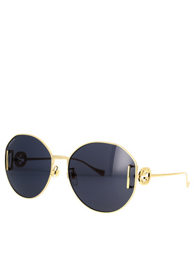1h可退 GUCCI 女士眼镜 GG1206SA002 AW2023 金色 GG1206SA古驰