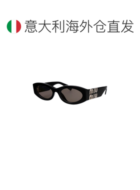 1h可退 香港直邮MIU MIU 女士太阳镜 0MU11WS16K80Q SS2026 黑色