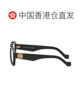 1h可退 香港直邮LOEWE 罗意威 女士 黑色 Anagram 眼镜 LW50113I5