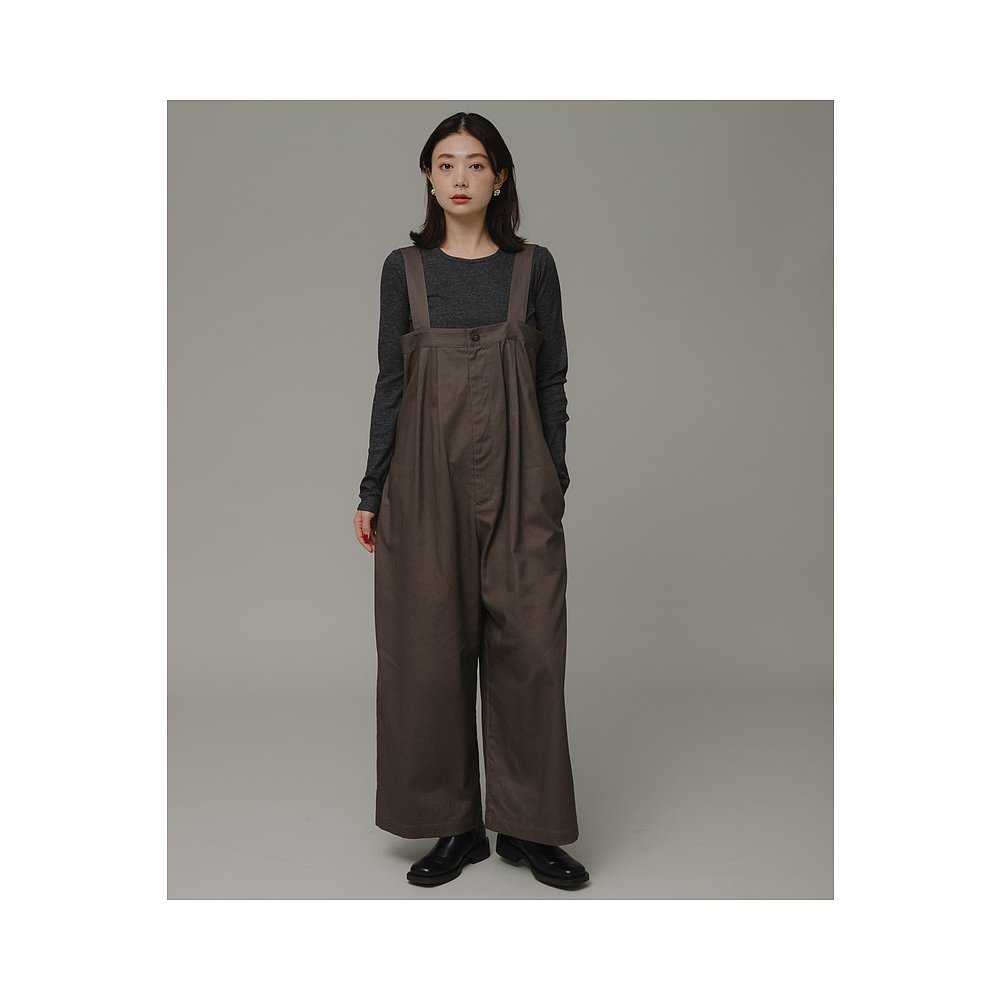 1h可退 日本直邮Sonny Label 女士高腰褶皱背带裤 LA4624J402 - 图0