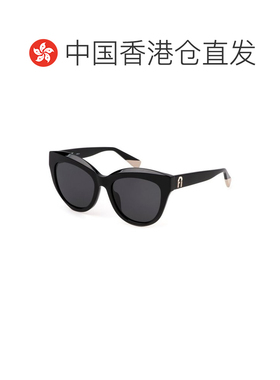 香港直邮FURLA 女士太阳镜 SFU7800700 CO 黑色