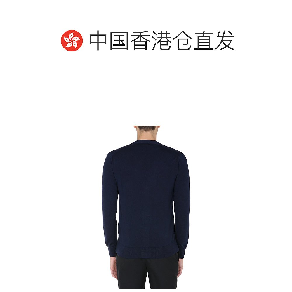 香港直邮MAISON KITSUNÉ 男士针织毛衣 FU00501KT1036P480 - 图1