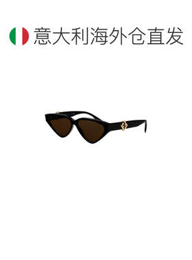 欧洲直邮FENDI 男士眼镜 FE40184I01E SS2026 黑色 猫眼太阳镜