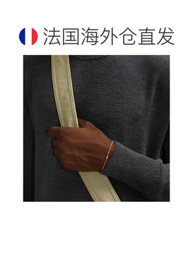 欧洲直邮Burberry柏博利24年款 男女通用金色纯银镀金盾牌装饰手