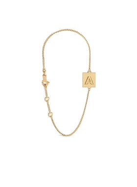 CELINE 女士手链手镯 46B1A6BRA35OR SS2022 黄色 A字型手链