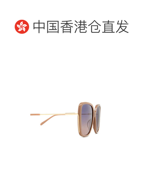 香港直邮CHLOÉ 女士眼镜 CH0173S003 SS2024 灰色 徽标太阳镜