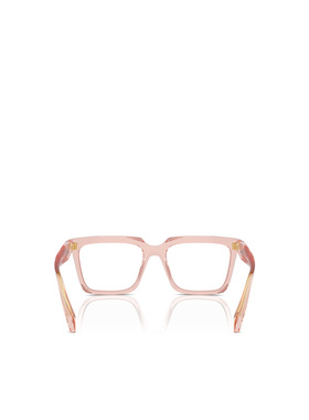 PRADA 女士眼镜 PRA19V19Q1O1 CO 粉红色 徽标平光镜