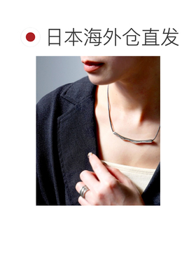 日本直邮antiqua 女士 波浪造型长款项链 PJ01385