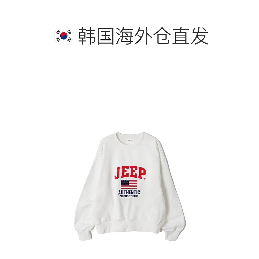 韩国直邮JEEP吉普户外运动休闲舒服日常通勤卫衣JO2TSF834OW-图1