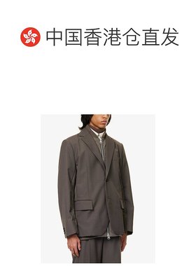 香港直邮潮奢 Sacai 男士三角凹口领垫肩松身款梭织夹克